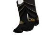 black and gold boots