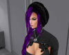 Dark Purple Hair & Cap