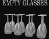 EMPTY BAR GLASSES 3