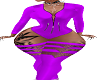 *J* Zip Suit Purple RL