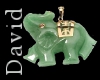 F Jade Elephant Pendant