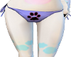 Purple Paw Bikini Bottom