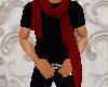 Black, Red Scarf Fit