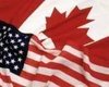 Canada and USA Flags