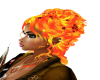 hair up fire animated