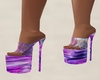 Mauve monster heels