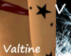 Val - Arm Stars Tattoo