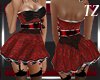 Holiday Red Goth Dress