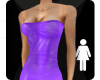 D:: pvc mini Dress purp
