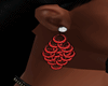 Sexy Red Grapes Earrings