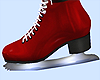 Holiday Red Ice Skates