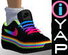 Rainbow Air Nikes
