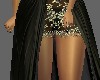 black gown with trail