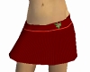 FF~ Red Holly Skirt