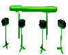 RH Green neon table