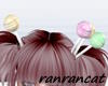 +candy hair ornaments