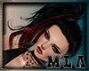 [MLA] Hairs blk red juil