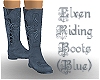 Elven Riding Boots -Blue