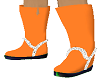 snow boots m orange