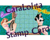 Pin UP Girl Stamp Card
