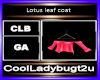 Lotus leaf coat