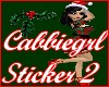 Cabbiegrl Sticker 2