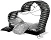 AZzure heart chair
