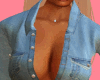 Flared Jacket Blu