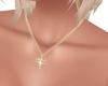 TJ Gold Cross Necklace