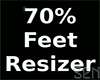 ⓢ 70% Feet Resizer