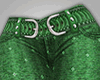 Green West Belted Flares