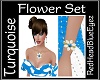 RHBE.FlowerSetTurquoise