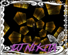 dj light gold pentagons
