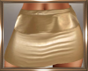 Gold Leather Skirt