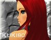K red hair straightL