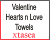 Hearts n Love Towels