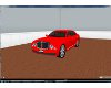 Red Bentley Sedan