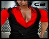 CB STYLE TOP RED/BLK