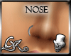 {Gz}Nose ring silver