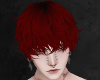 ♰Red emo hair♰