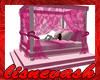 (L) Hot Pink Bed w/Poses