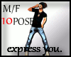 F$ 10 Poses Man/Female