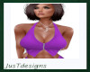 JT Crop Top Purple
