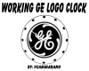 WORKING GE LOGO CLOCK