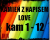 KAMIEN Z NAPISEM LOVE