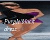 RLL Black/Purple Dress