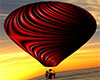 Red Hot Air Ballon