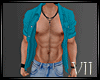 VII: Open Shirt Turquois