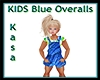 KIDS Blue Bling Overalls