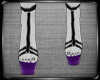 Purple doll sandals